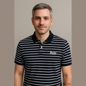 Nike Black White Stripes Polo Shirt Small NWT